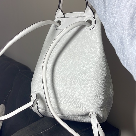 Brand new never used white Michael Kors drawstring backpack - Picture 2 of 3